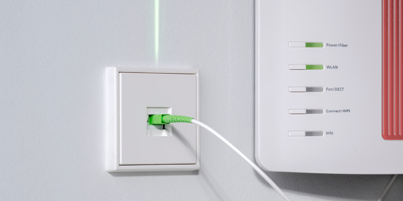 Die neuen Glasfaser-Anschlussdosen bei Elektro Fischer GmbH & Co. KG in Bad Kissingen